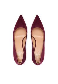 Love Moschino - LOVE MOSCHINO Szpilki JA10459G0NJA0556 Bordowy. Kolor: czerwony. Materiał: zamsz, skóra. Obcas: na szpilce #3
