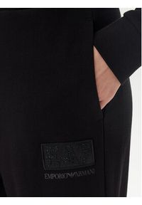 EA7 Emporio Armani Spodnie dresowe 7W000179 AF12473 UC001 Czarny Wide Leg. Kolor: czarny. Materiał: bawełna #4