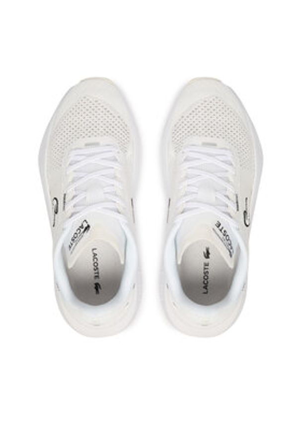 Lacoste Sneakersy Feminino Neo Run 2 51SFA0017 Biały. Kolor: biały. Materiał: materiał. Sport: bieganie