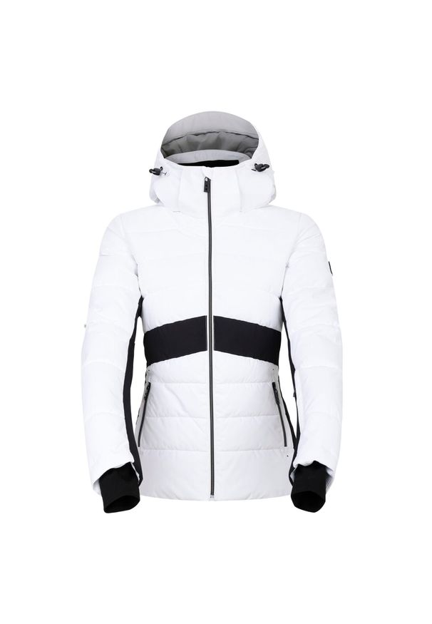 DARE 2B - Damska Kurtka Narciarska Glacial. Kolor: czarny, wielokolorowy, biały. Sezon: zima. Sport: narciarstwo