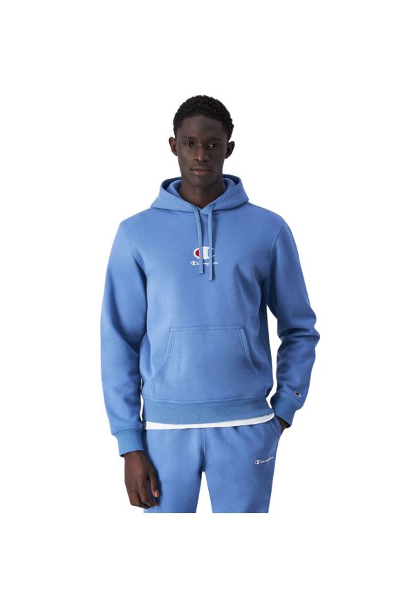 Bluza męska Champion Hooded 220268. Kolor: niebieski