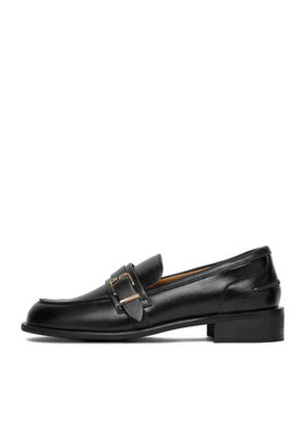 MEXX Loafersy EO-WS1164-01 Czarny. Kolor: czarny. Materiał: skóra