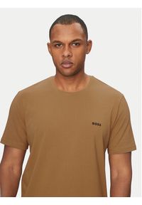 BOSS T-Shirt Mix&Match 50515312 Beżowy Regular Fit. Kolor: beżowy. Materiał: bawełna #5