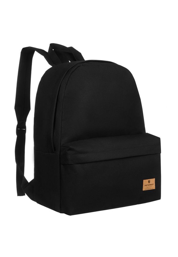 Plecak sportowy Peterson PTN BULKA czarny. Kolor: czarny. Materiał: materiał. Styl: sportowy