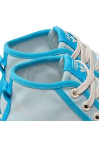 Adidas - adidas Trampki Nizza Platform Mid GX4604 Niebieski. Kolor: niebieski. Materiał: materiał. Obcas: na platformie #6