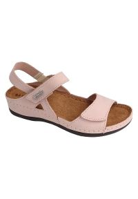 Inblu obuwie damskie 158D255 różowe. Kolor: różowy. Materiał: skóra. Sezon: lato, wiosna #2