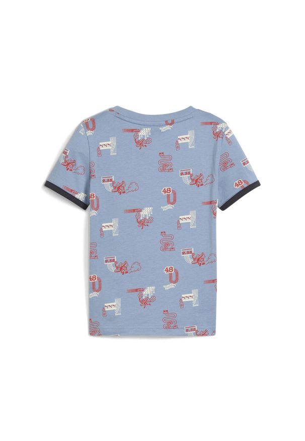 Puma - Dziecięca koszulka Little Runners PUMA Cool Blue. Kolor: niebieski. Sport: joga i pilates