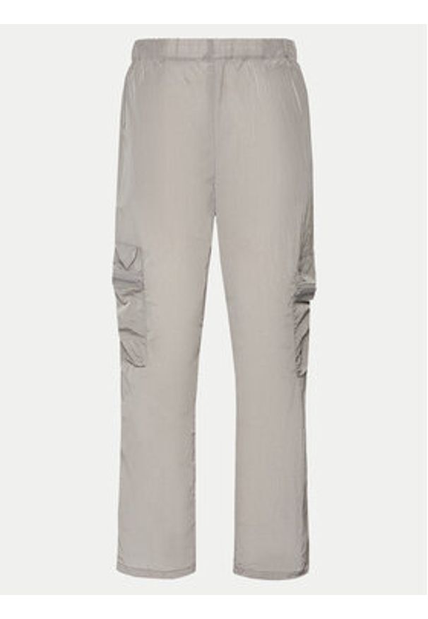 Rains Spodnie materiałowe Kano Pants Regular 19200 Szary Regular Fit. Kolor: szary. Materiał: syntetyk