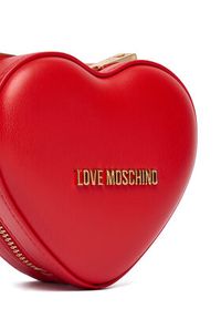 Love Moschino - LOVE MOSCHINO Torebka JC4326PP0NKV0500 Czerwony. Kolor: czerwony. Materiał: skórzane #4