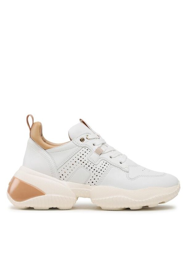Hogan - HOGAN Sneakersy HXW5680EC90LE9 Biały. Kolor: biały. Materiał: skóra