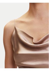 Marciano Guess Top 4YGH09 7117A Beżowy Classic Fit. Kolor: beżowy. Materiał: jedwab #3