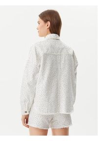 Guess Kurtka jeansowa W5GN90 D5N91 Biały Regular Fit. Kolor: biały. Materiał: bawełna #3