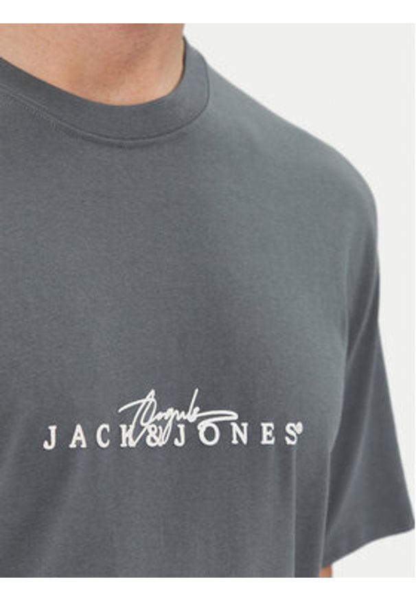 Jack & Jones - Jack&Jones T-Shirt Varenna 12273163 Szary Regular Fit. Kolor: szary. Materiał: bawełna