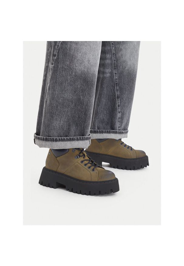 G-Star RAW - Trapery G-Star Raw. Kolor: brązowy