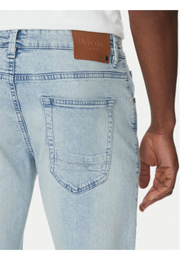 INDICODE Jeansy Tony 4779 Niebieski Slim Fit. Kolor: niebieski