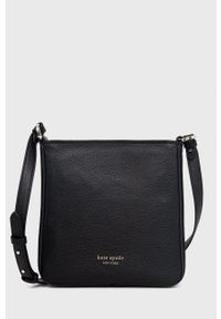 Kate Spade torebka skórzana kolor czarny. Kolor: czarny. Materiał: skórzane #1