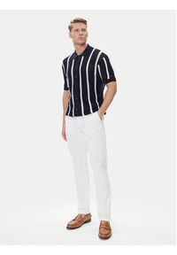 TOMMY HILFIGER - Tommy Hilfiger Koszula Vertical MW0MW41225 Granatowy Regular Fit. Kolor: niebieski. Materiał: bawełna #5