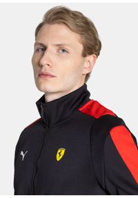 Bluza męska Puma Ferrari Race T7 (597944-02). Okazja: do pracy, na spacer, na co dzień. Kolor: czarny. Styl: casual #4