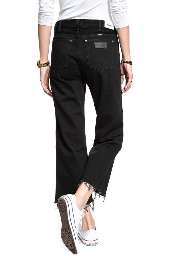 Wrangler - WRANGLER RETRO CROP BOYFRIEND BLACK W29TRJ24Q 112128594. Styl: retro