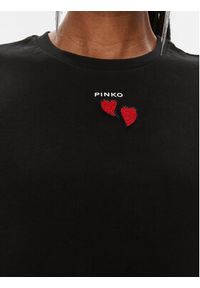 Pinko T-Shirt 100789 A1P8 Czarny Regular Fit. Kolor: czarny. Materiał: bawełna #3