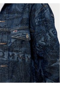 Tommy Jeans Kurtka jeansowa Aiden DM0DM18971 Niebieski Oversize. Kolor: niebieski. Materiał: bawełna