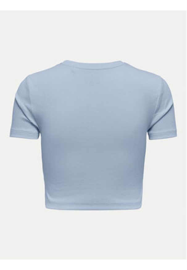 only - ONLY T-Shirt Betty 15311891 Błękitny Regular Fit. Kolor: niebieski. Materiał: bawełna
