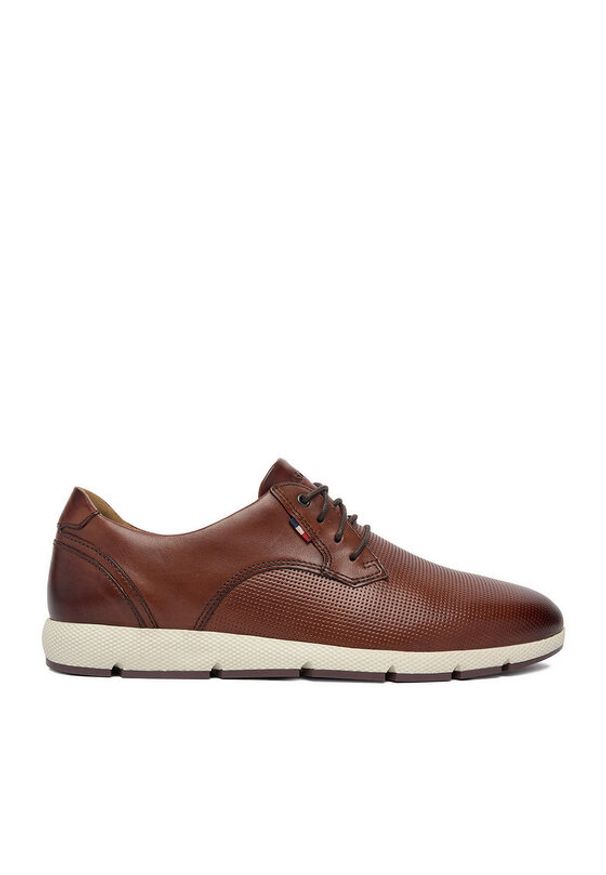 Lasocki Półbuty CEO-COMODO-02 MB Brązowy. Kolor: brązowy. Materiał: skóra