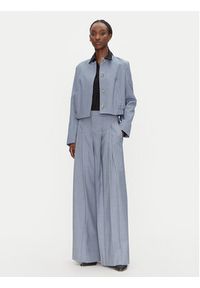 BOSS Kurtka bomber Jetosal 50545706 Niebieski Regular Fit. Kolor: niebieski. Materiał: wełna #5