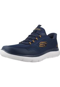 skechers - Buty SKECHERS SUMMITS-TOP RATE Niebieski. Kolor: niebieski. Materiał: tkanina, syntetyk #1