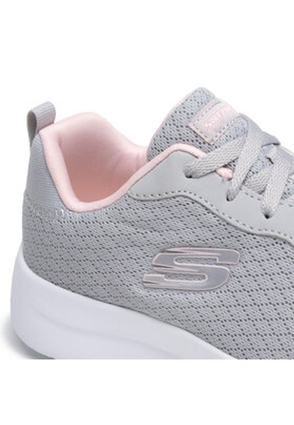 skechers - Skechers Sneakersy Eye To Eye 12964/LGPK Szary. Kolor: szary. Materiał: materiał
