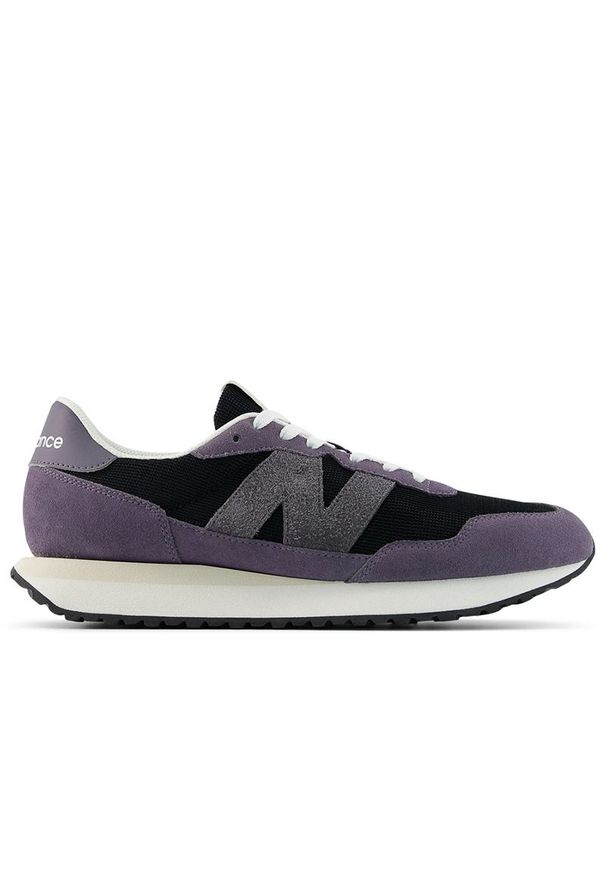 Buty unisex New Balance M23718J - fioletowe. Kolor: fioletowy. Materiał: syntetyk, materiał, skóra, guma, zamsz. Szerokość cholewki: normalna