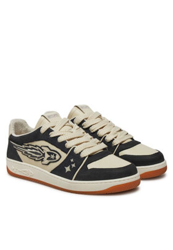 Enterprise Japan Sneakersy BB5003 PX636 S1005 Biały. Kolor: biały. Materiał: skóra