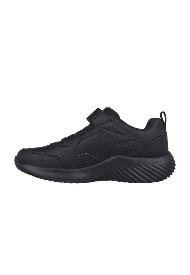 skechers - Buty na co dzień dziecięce SKECHERS na rzepę. Okazja: na co dzień. Zapięcie: rzepy. Kolor: czarny. Materiał: syntetyk, tkanina, materiał. Szerokość cholewki: normalna. Model: Skechers Sport. Sport: turystyka piesza