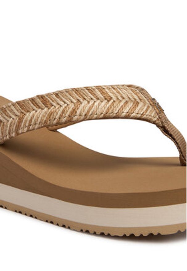 TOMMY HILFIGER - Tommy Hilfiger Japonki Rope Strap FW0FW09197 Beżowy. Kolor: beżowy. Materiał: materiał