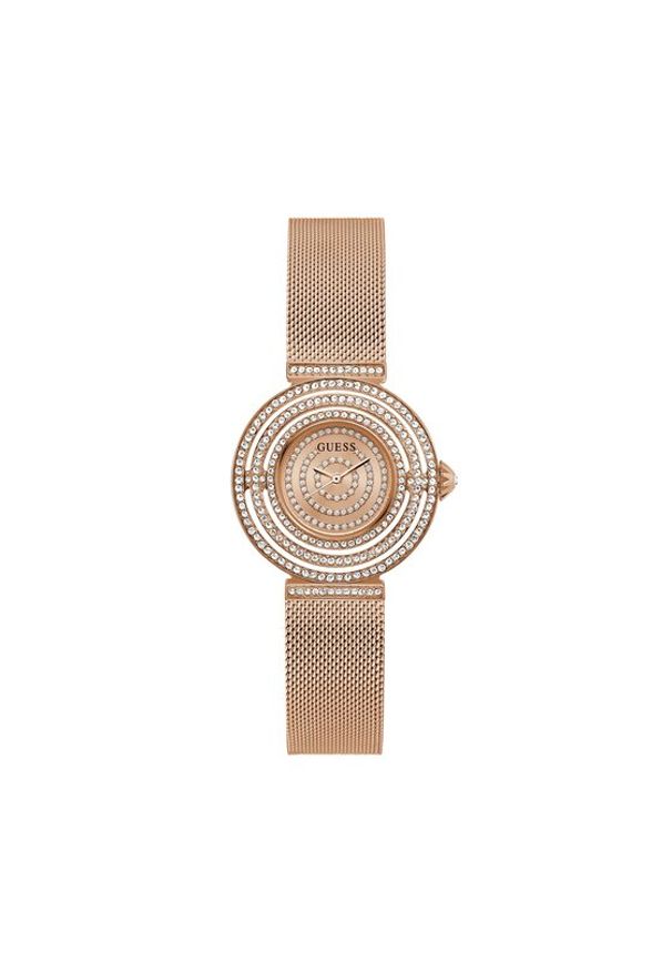 Guess Zegarek GW0550L3 Różowe złoto. Kolor: różowy, wielokolorowy, złoty