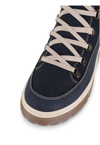 Rieker Trzewiki X8638-14 Niebieski. Kolor: niebieski. Materiał: materiał #7