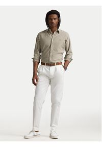 Polo Ralph Lauren Koszula 710968913001 Beżowy Custom Fit. Typ kołnierza: polo. Kolor: beżowy. Materiał: bawełna #3