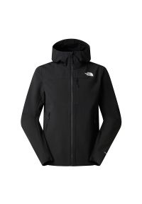 Kurtka męska The North Face Tansa 0A8G31JK31 - czarna. Typ kołnierza: kaptur. Kolor: czarny. Materiał: elastan, softshell, tkanina, poliester. Sezon: wiosna. Styl: klasyczny #1