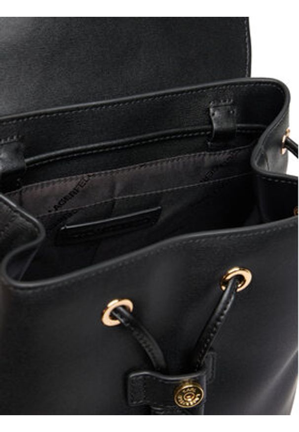 Karl Lagerfeld - KARL LAGERFELD Plecak A3W30154 Czarny. Kolor: czarny. Materiał: skóra