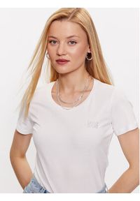 Liu Jo Sport T-Shirt TA3141 J5003 Beżowy Regular Fit. Kolor: beżowy. Materiał: bawełna. Styl: sportowy #3