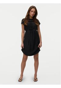 Vero Moda Sukienka letnia Debbie 10342682 Czarny Regular Fit. Kolor: czarny. Materiał: wiskoza. Sezon: lato #2