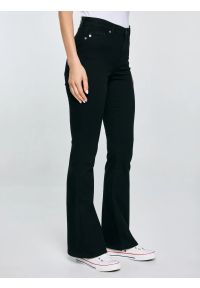 Big-Star - Jeansy damskie czarne Adela Bootcut 908. Kolor: czarny #6