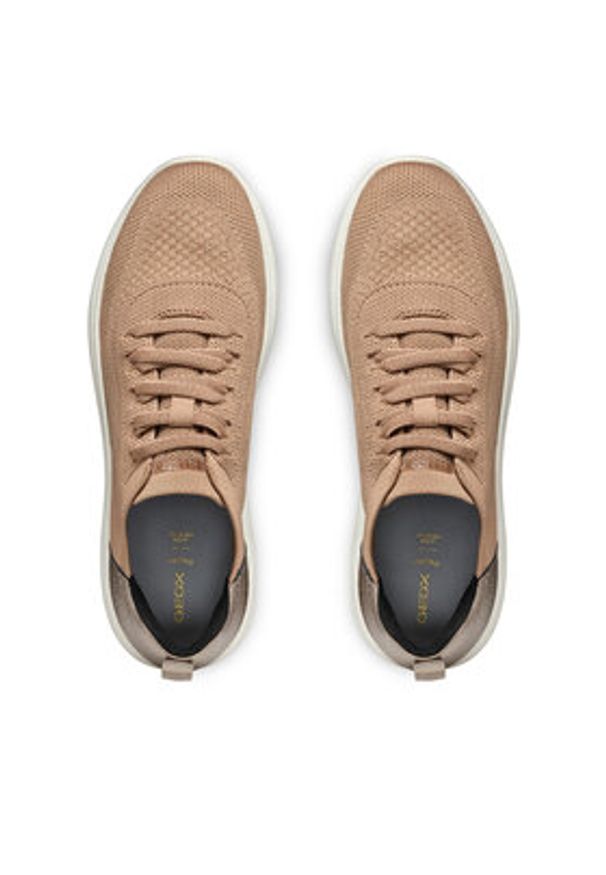 Geox Sneakersy D Spherica D55NUB 09T2N C5000 Brązowy. Kolor: brązowy. Materiał: materiał