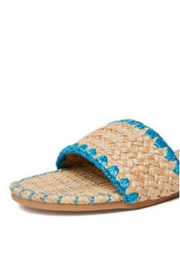 DeeZee Klapki BP6097-5 Beżowy. Kolor: beżowy. Materiał: skóra #4