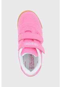 Kappa buty dziecięce Kickoff kolor różowy. Nosek buta: okrągły. Zapięcie: rzepy. Kolor: różowy. Materiał: guma. Wzór: nadruk #5