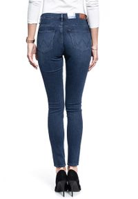 Wrangler - SPODNIE DAMSKIE WRANGLER HIGH RISE SKINNY SOLAR BLUE W27HJC11J #4