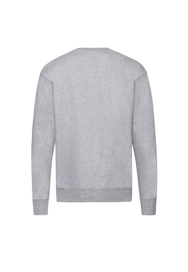 FRUIT OF THE LOOM - Lekka Męska Bluza Z Kapturem. Typ kołnierza: kaptur. Kolor: szary