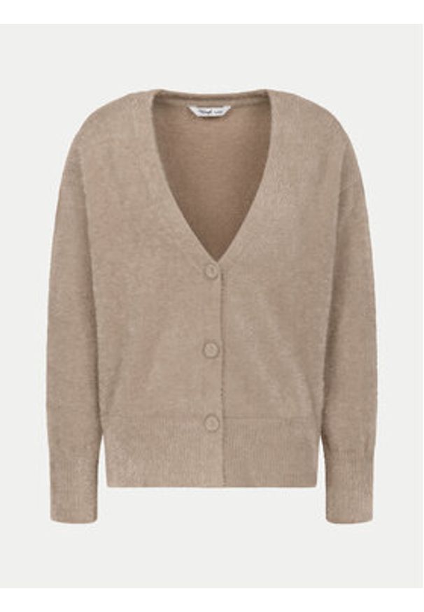Triumph Kardigan Smart Thermal 10221469 Beżowy Regular Fit. Kolor: beżowy. Materiał: syntetyk