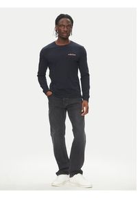 Guess Jeans Longsleeve M4YI54 K8HM0 Granatowy Regular Fit. Kolor: niebieski. Materiał: bawełna. Długość rękawa: długi rękaw #3