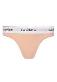 Calvin Klein Underwear Stringi 0000F3786E Pomarańczowy. Kolor: pomarańczowy